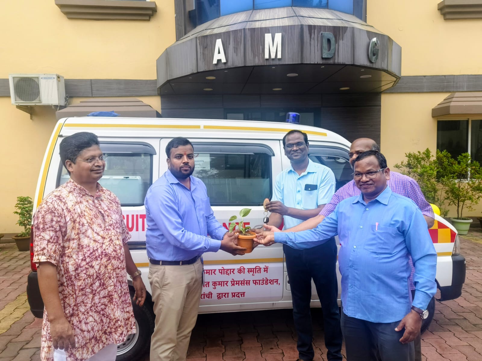 Ambulance Donated to Ranchi Jesuits